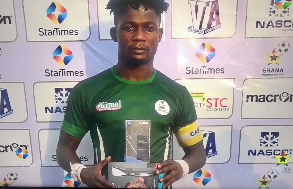 2020/21 Ghana Premier League: King Faisal hat-trick hero Kwame Peprah named MOTM against Berekum Chelsea