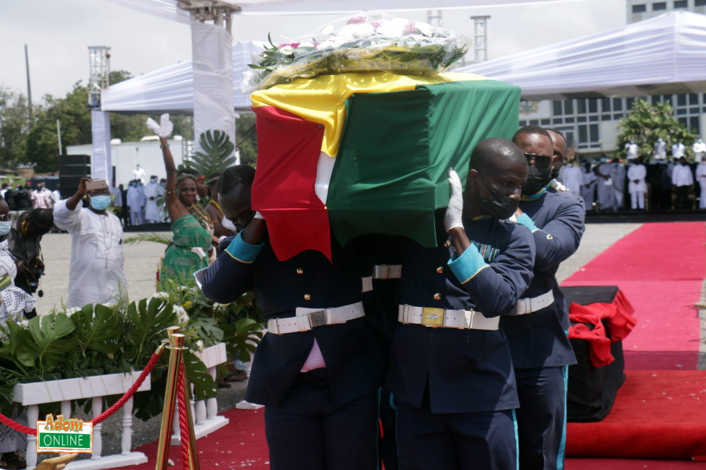 Ghana's Jerry John Rawlings buried