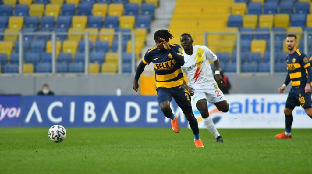Ghanaian forward Joseph Paintsil scored twice for Ankaragucu in their 4-3 defeat at Alanyaspor in the Turkish Super Lig on Monday