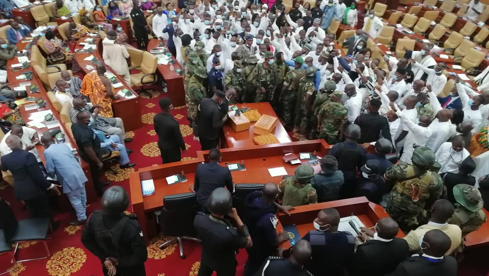 Mahama: The invasion of the Chamber of Parliament by the military is “an abomination” - Mahama