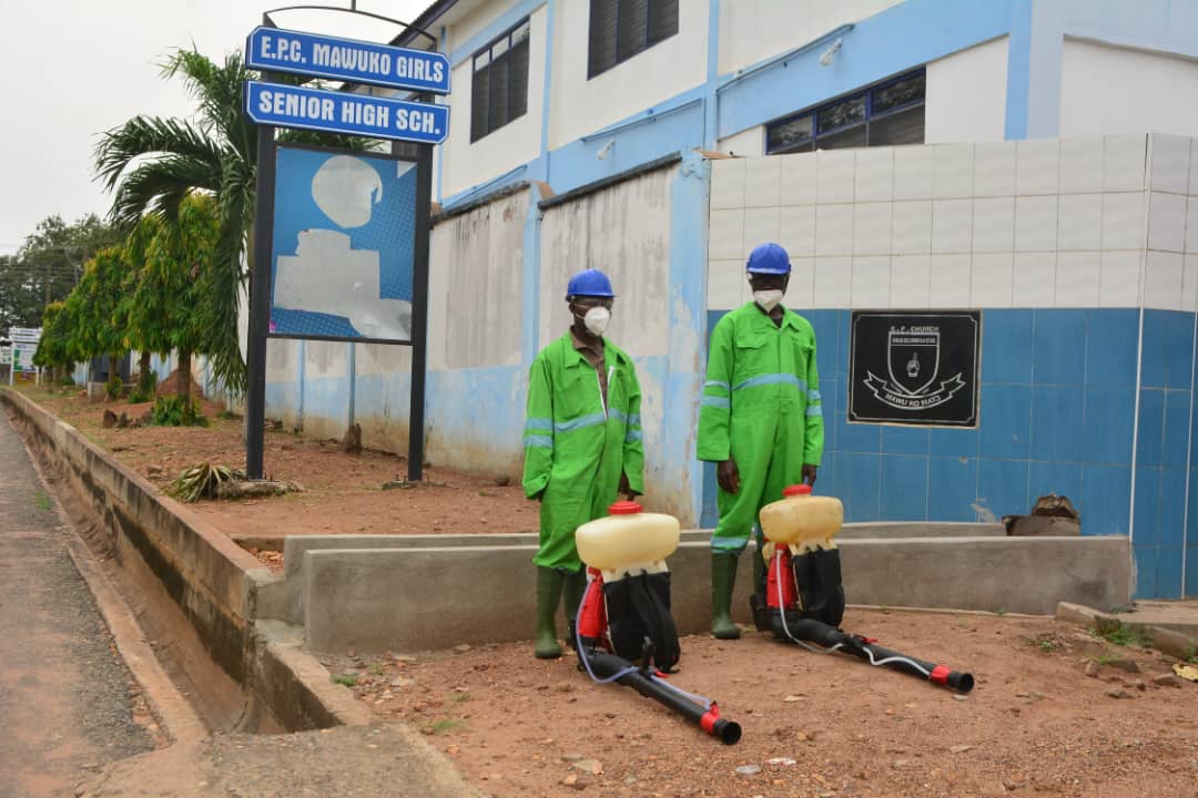 Ahead of Reopening Basic and SHSs In Oti Benefit from Mass Disinfection
