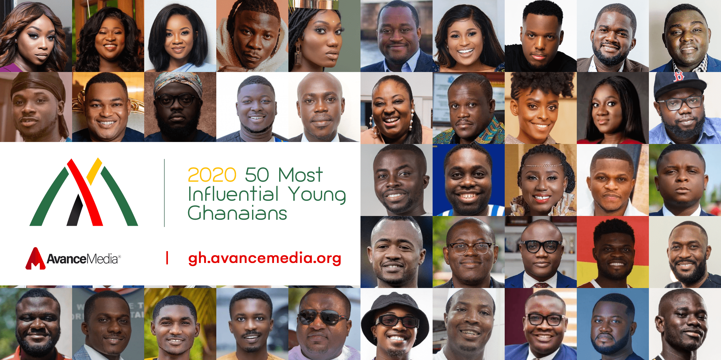 Here is the List of 50 Most Influential Young Ghanaians as announced by Avance Media