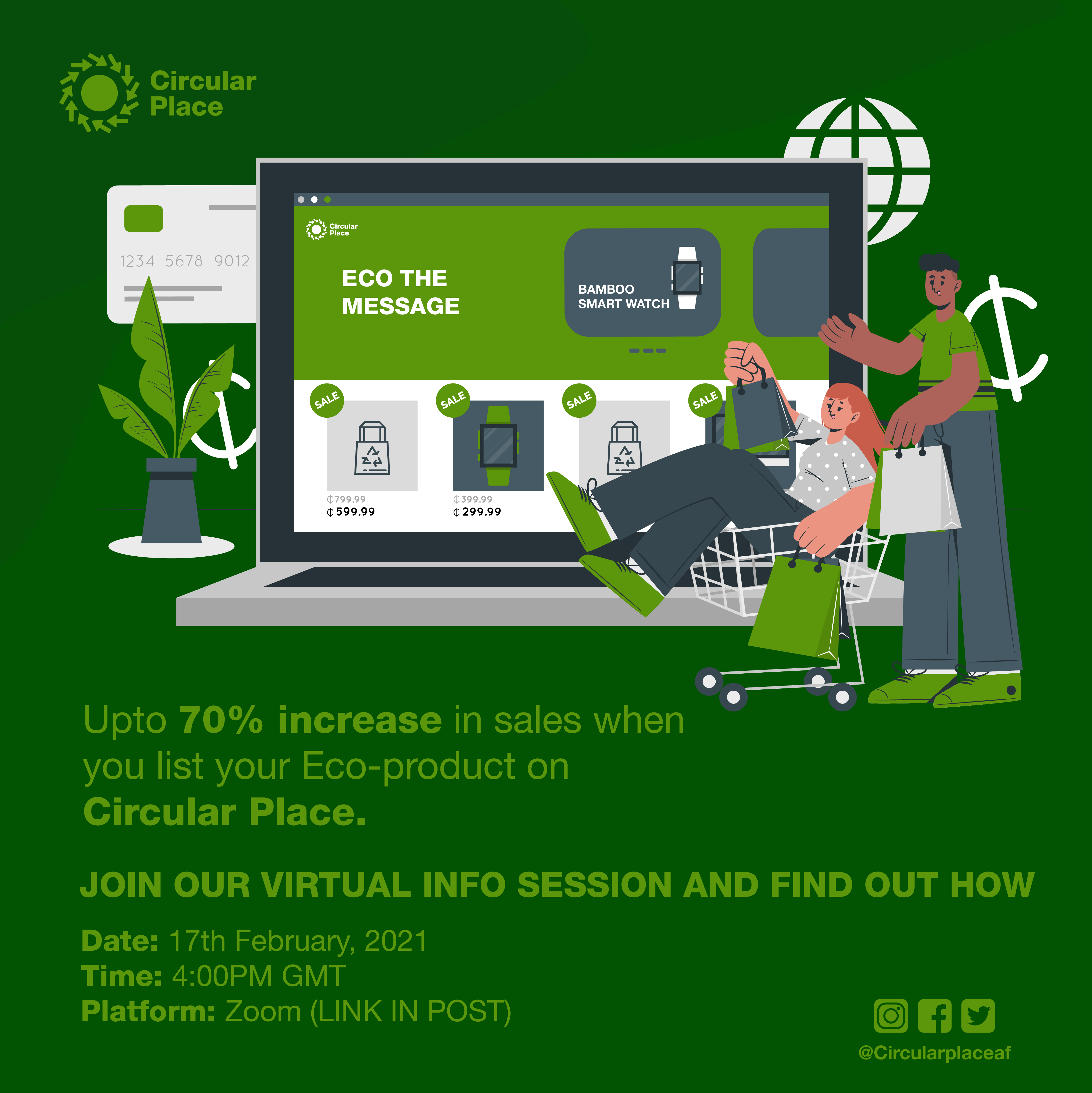 Africa's first green commerce marketplace info session goes live on zoom