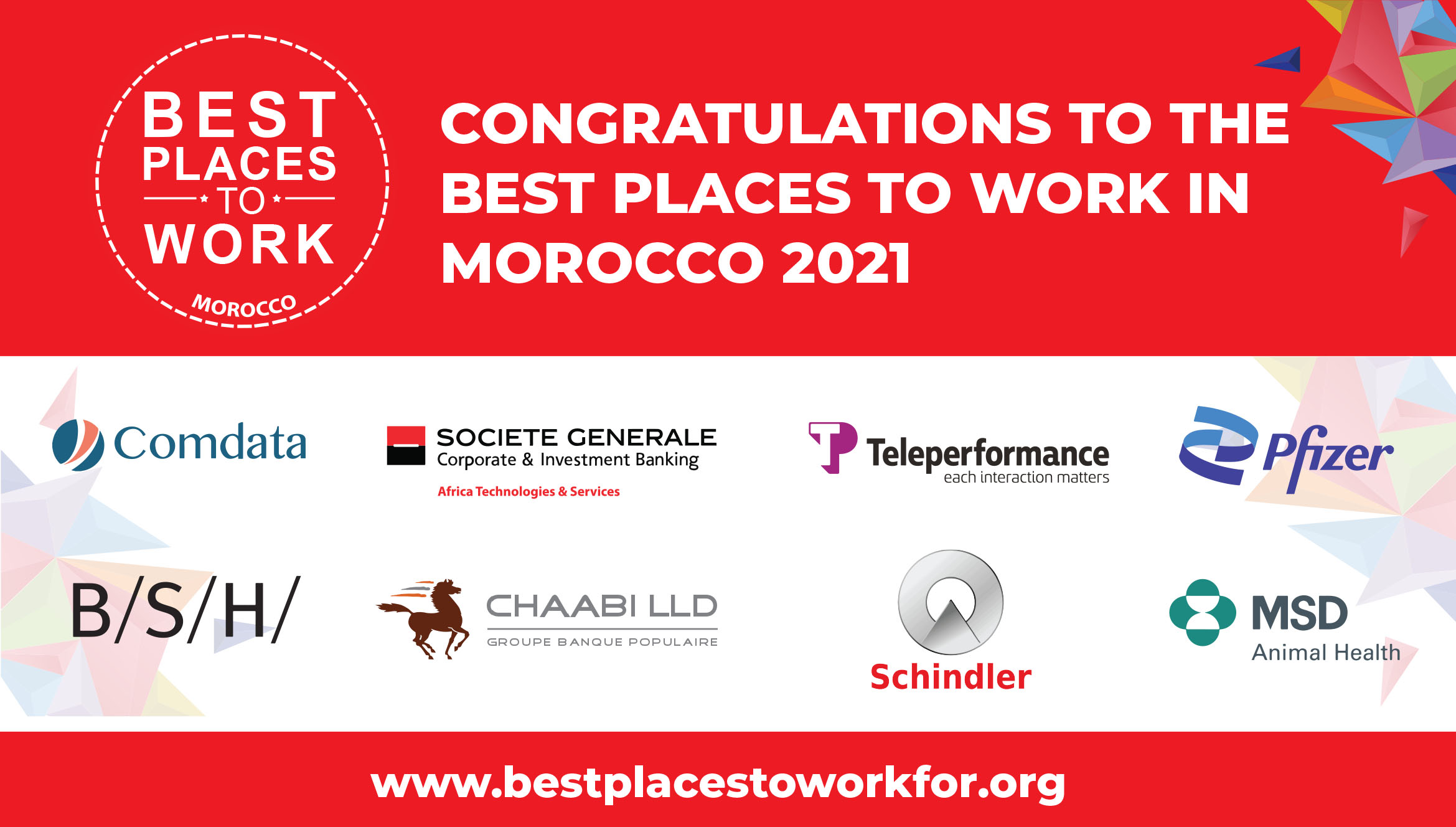 8 Companies Earned the Best Places To Work Certification in Morocco for 2021
