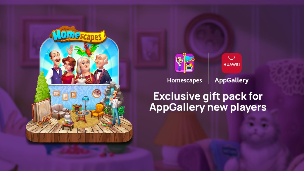 Playrix Launches Heartwarming Puzzle Game Homescapes on Huawei AppGallery
