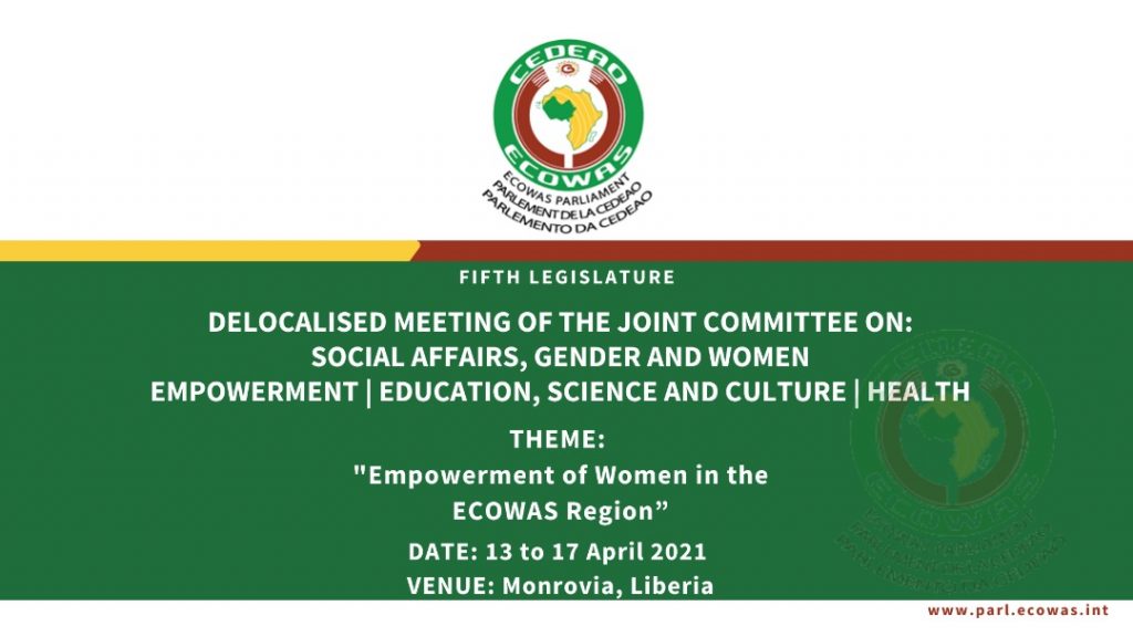 ECOWAS Parliament Concludes Women's Empowerment Meeting and Adopts Draft Report