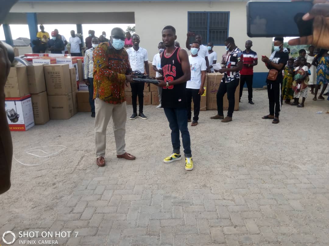 MP for Dormaa East donates to 200 Youth