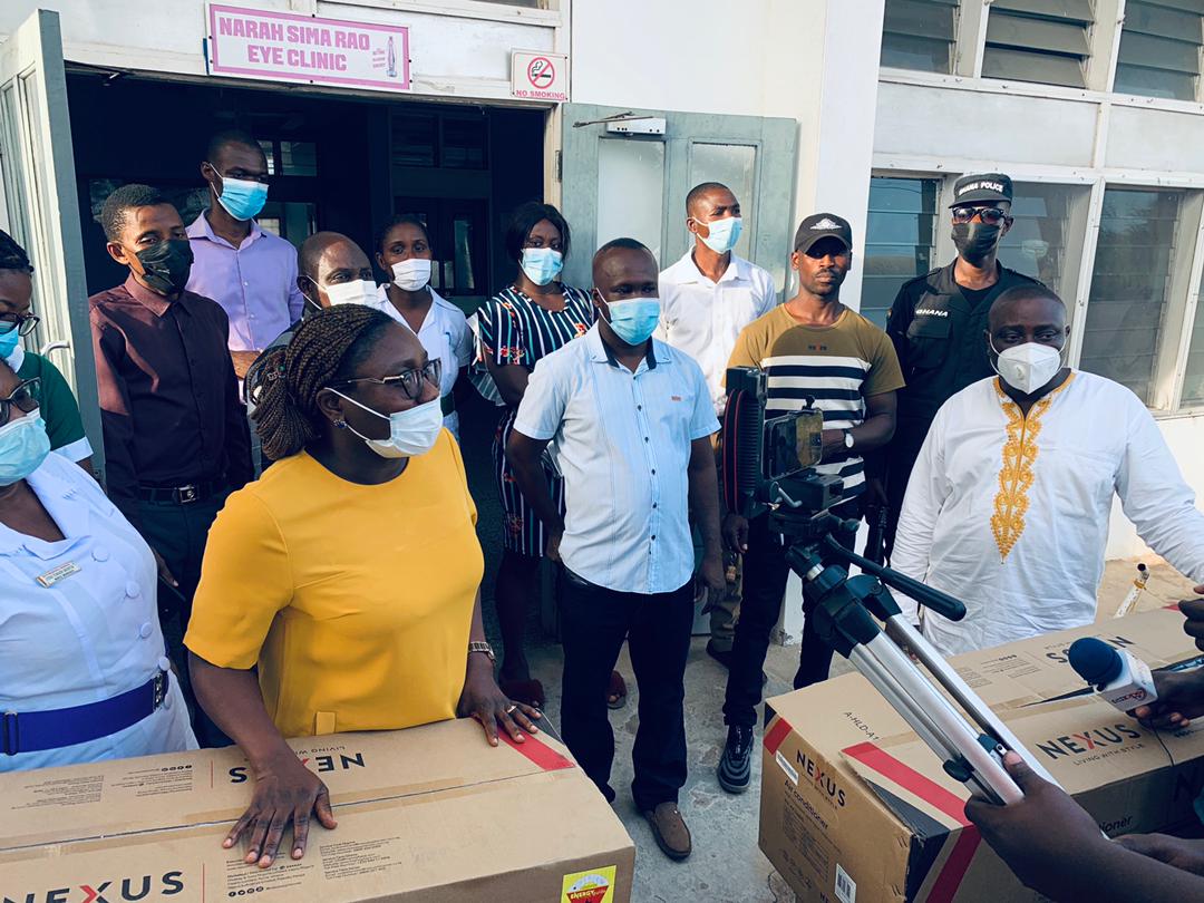 MP donates Air Conditioners to Eye Clinic at Keta