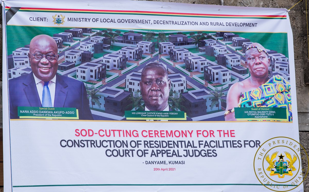Akufo-Addo building residential facilities for Court of Appeal Judges