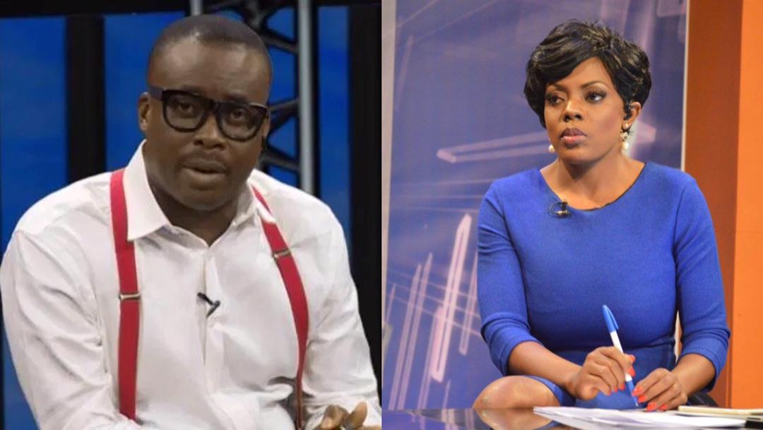 #FixTheCountry: GhOne TV's Nana Aba 'fixes' Metro TV's ‘Coward’ Adom Otchere