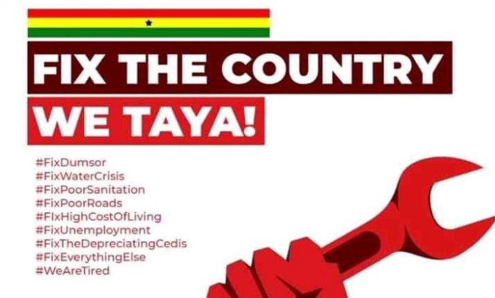 #FixTheCountry: Agitated Ghanaians to Protest against “Economic Hardship” under Akufo-Addo