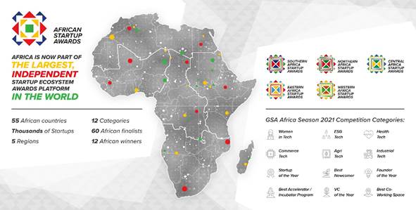 Global Startup Awards Africa to Discover the Top Technology Innovators from across the African Continent