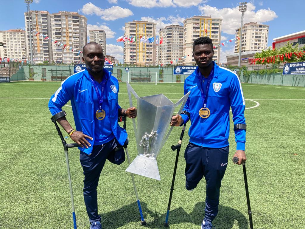 Ghanaian Duo Win Amputee Football Euro Clubs Cup