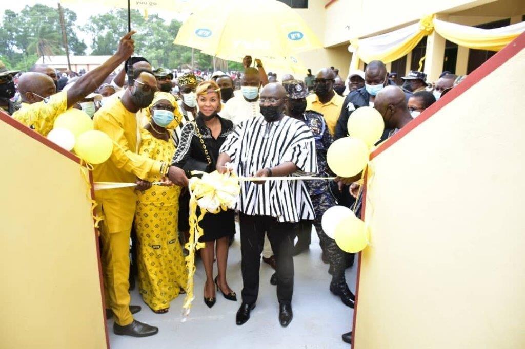 Bawumia commends MTN for Building 600 Bed Girls’ Dormitory for TAMASCO