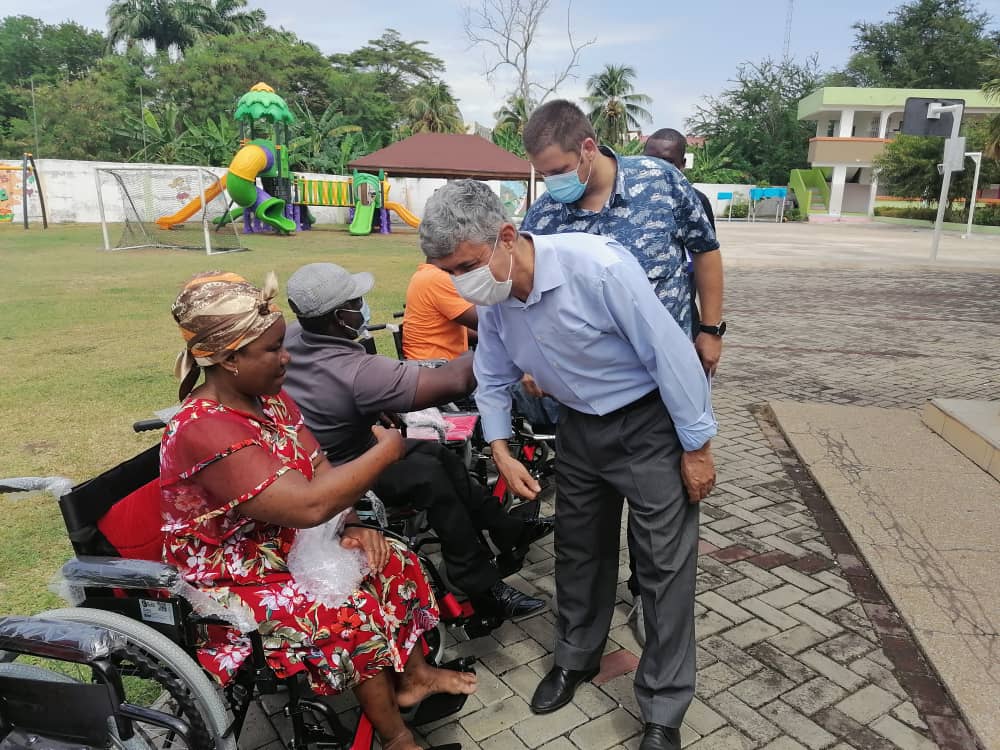 TUDEC donates 15 Wheelchairs to PWDs in Two Assemblies in Accra