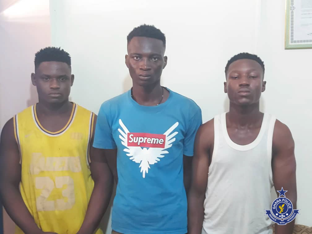 Police arrest Three Suspected Armed Robbers in Upper East