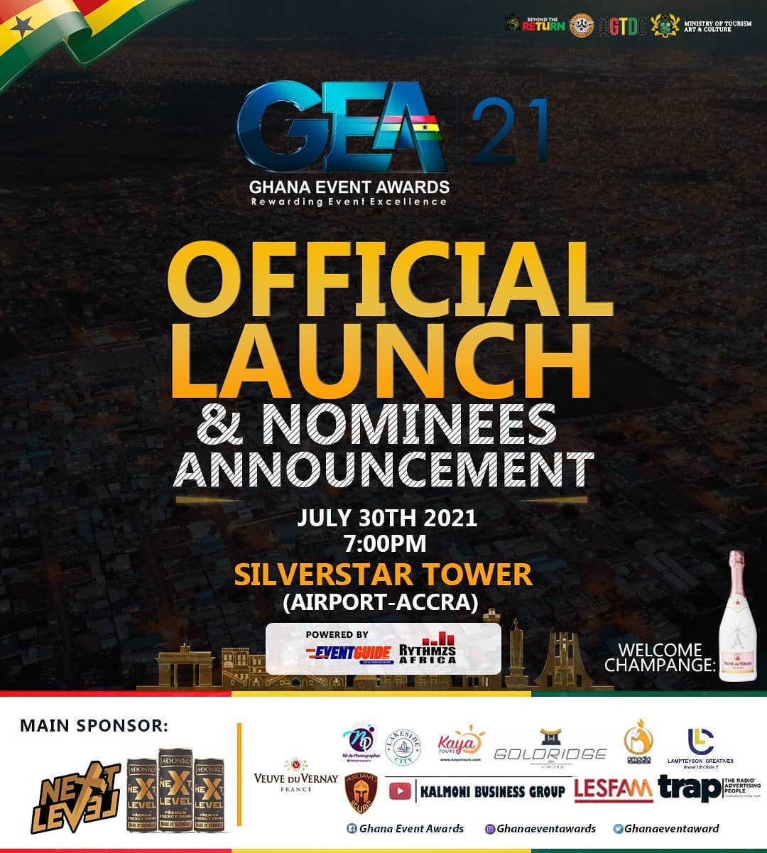 Ghana Event Awards 2021 to be Officially Launched in Accra
