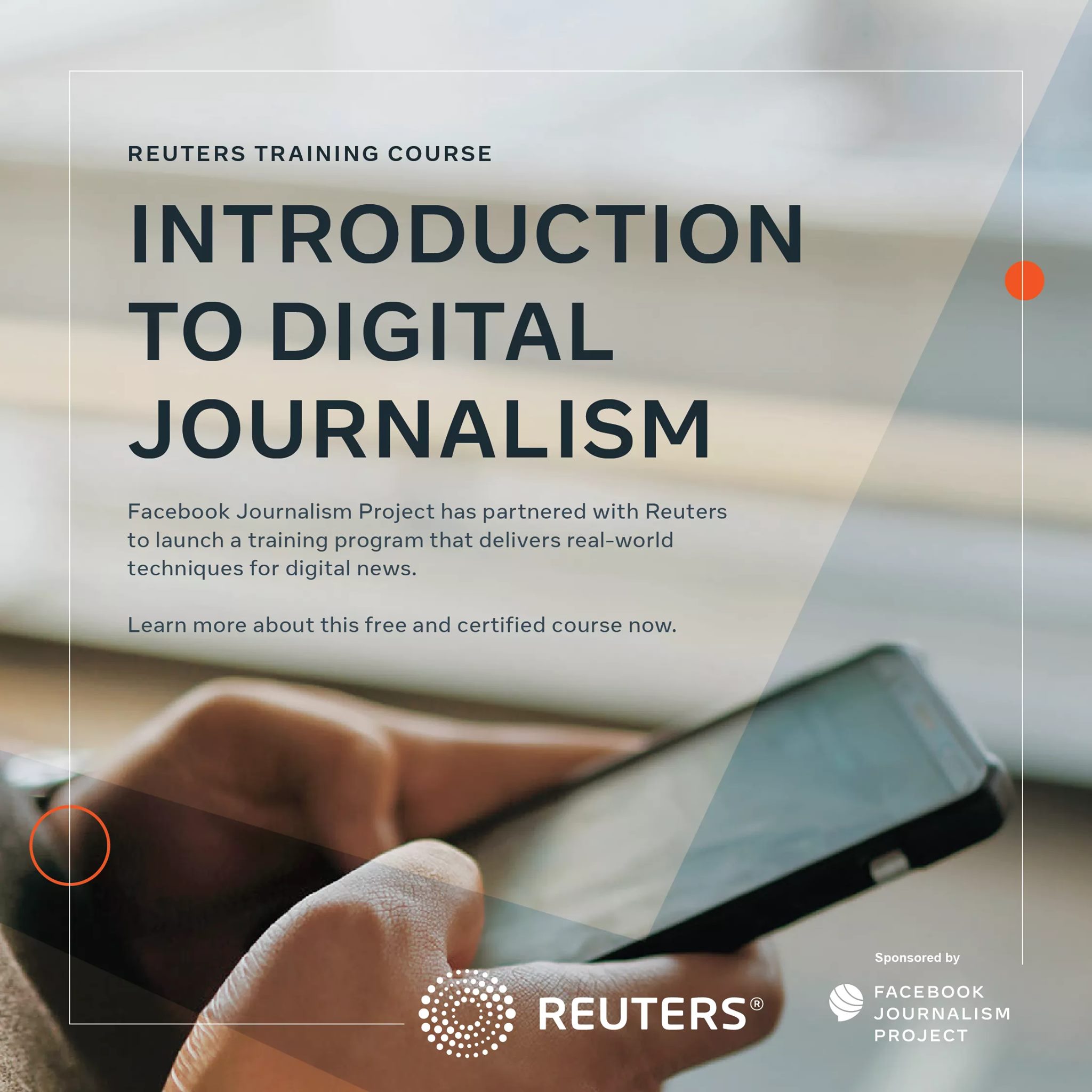 Facebook Partners Reuters to launch free online course for  journalists
