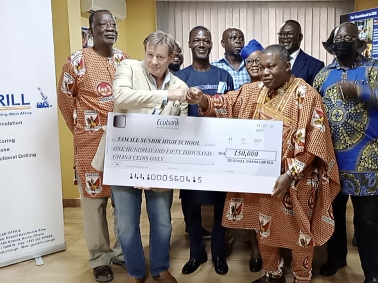 Geodrill Supports Tamale SHS Science Lab Complex