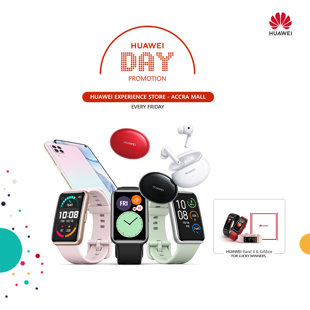 Enjoy Huawei Day this and Every Friday at the Huawei Experience Store Accra Mall!