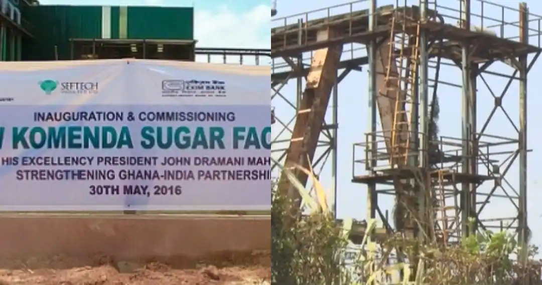 Clueless Minister confirms Akufo-Addo's unwillingness to Operationalise Komenda Sugar Factory