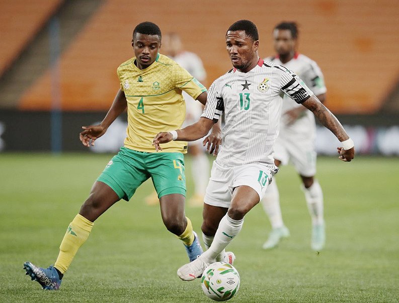 SA's Bafana Bafana 'whips' Ghana's Black Stars in the second FIFA World Cup Qualifier at the FNB Stadium