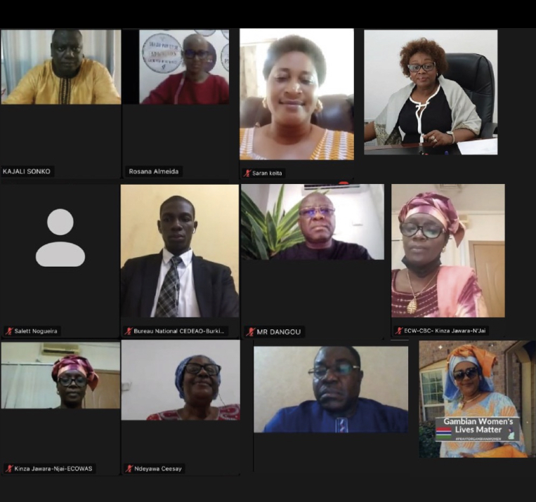 ECOWAS holds Virtual Meeting on Women in Development Networks Implementing Cross-Border Cooperation Development Projects in West Africa  