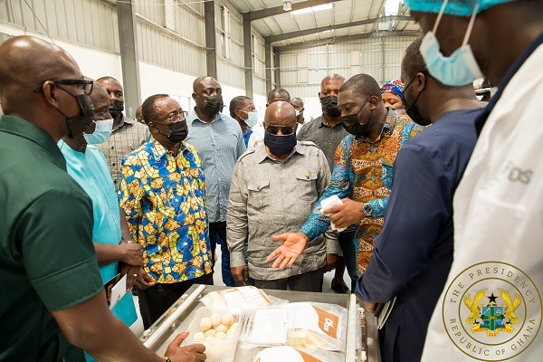 1D1F: Akufo-Addo commissions Cassava and Yam Processing Factory at Krachi