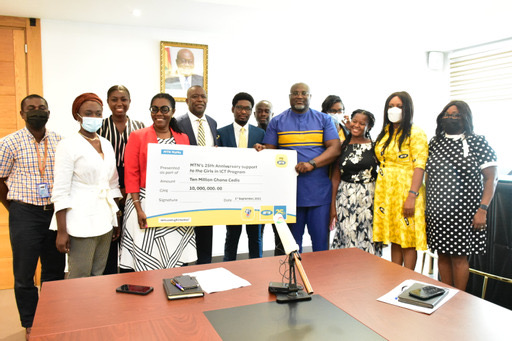 MTN Ghana provides Ghc10m to Empower and Expand Girls in ICT Project