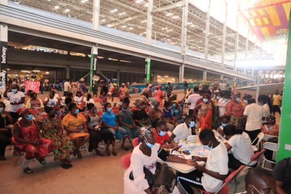 Hundreds in Kejetia Market benefit from Alan Special Ladies’ free medical screening