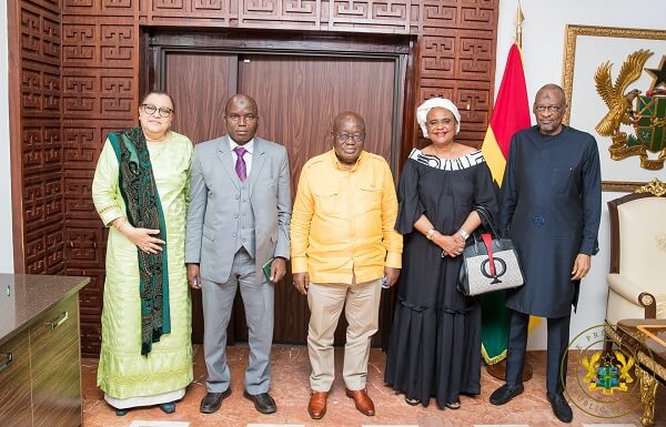 A delegation from the Guinean military junta visits Akufo-Addo in Accra