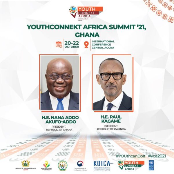 YouthConnekt Africa Summit kicks off in Accra from 20-22 October 2021