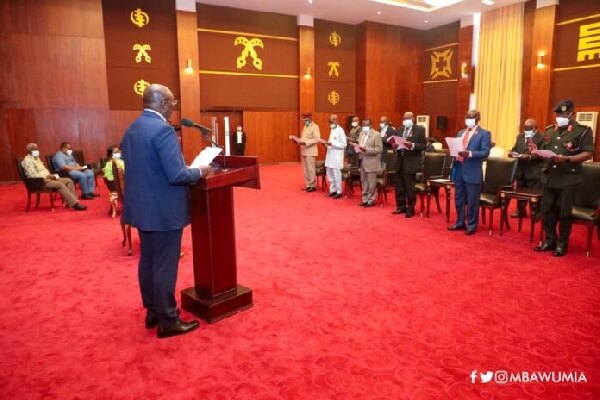 Bawumia swears-in new Governing Board for the Veterans Administration of Ghana