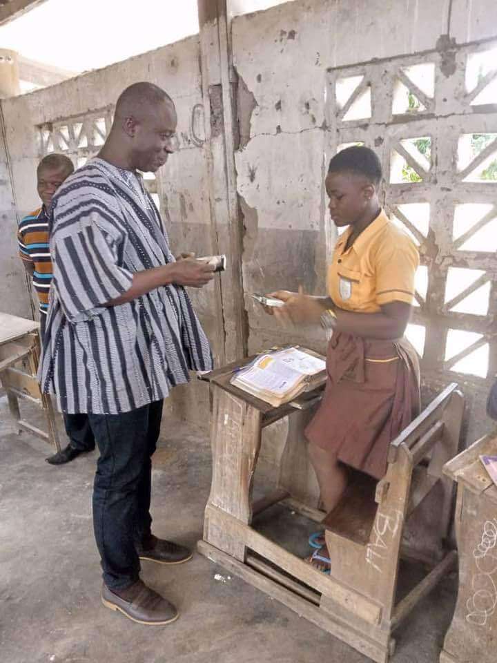 Wa East:  MP presents 1,030 mathematical sets to BECE Candidates