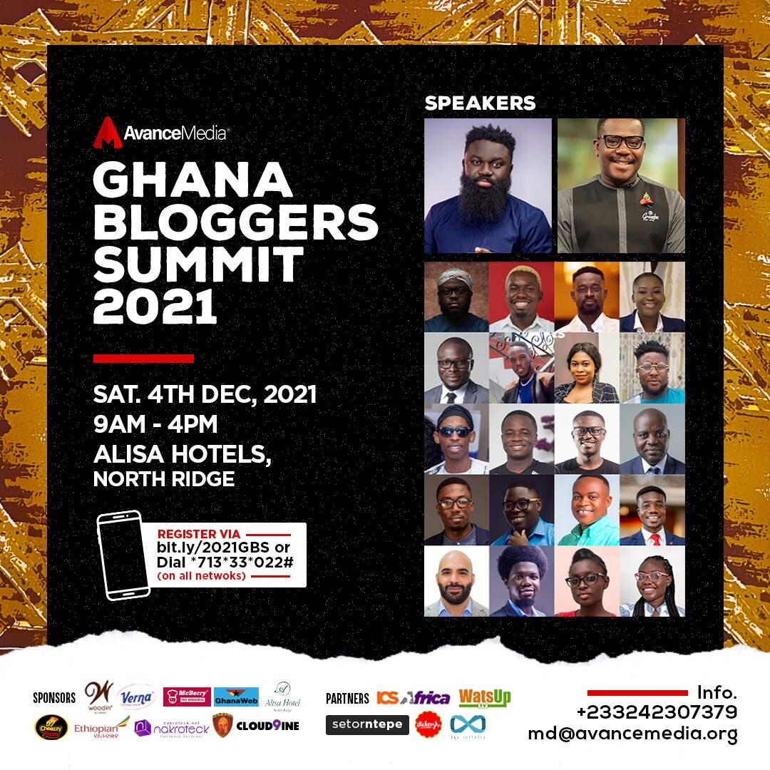 2021 Ghana Bloggers Summit: TV3’s Johnnie Hughes and George Britton announced as Keynote Speakers