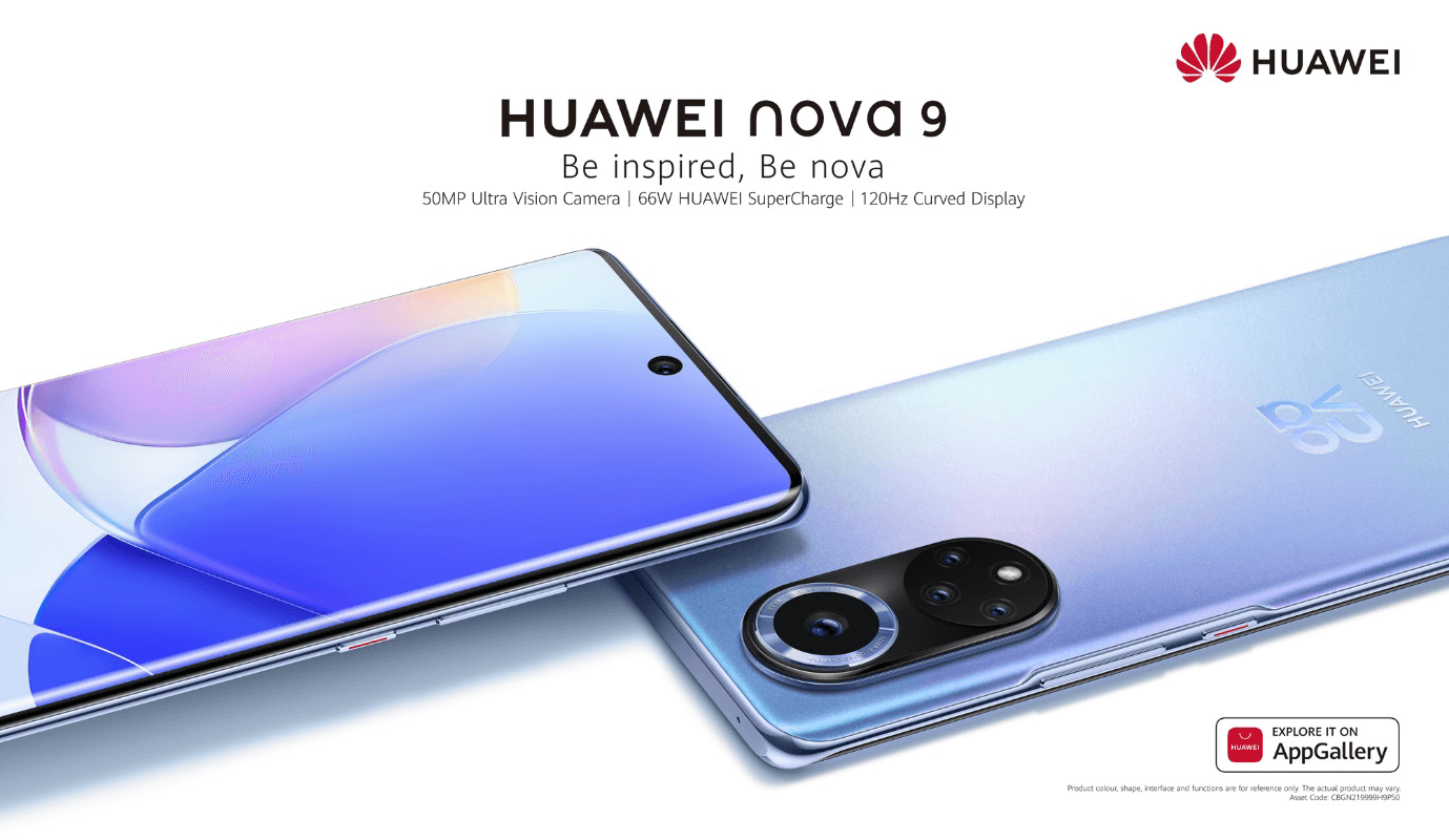 HUAWEI Introduces It's Trendy Flagship Camera King, the HUAWEI nova 9 and preorder  starts soon!