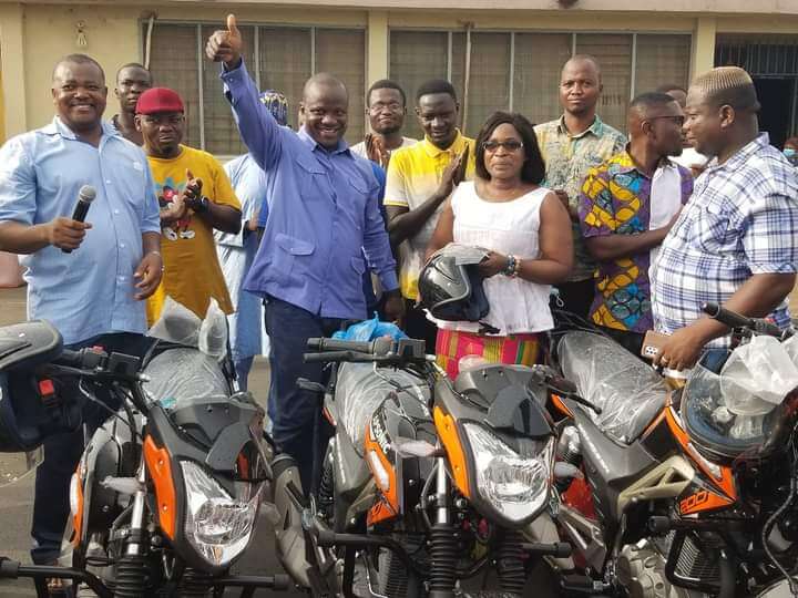 MP for Damongo donates Motorbikes to West Gonja Municipal Health Directorate