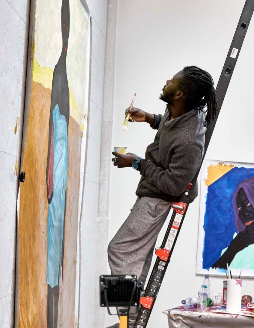 Kwesi Botchway showcases Captivating Paintings in Brussels