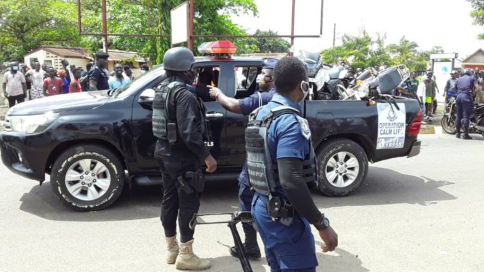 Ghana police pick up six robbers during Easter season