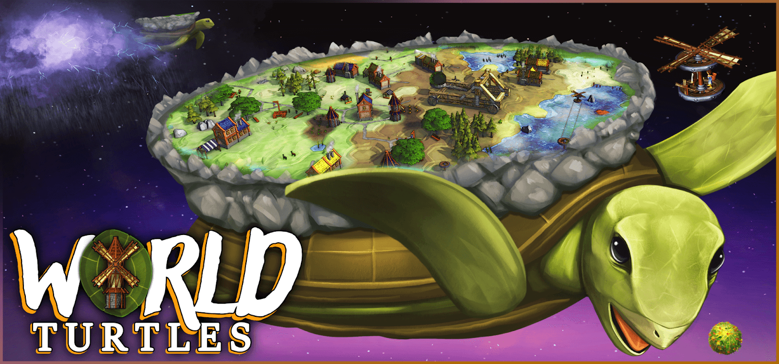 World Turtles, a wholesome colony builder on the back of a giant space turtle, is soon available for PC