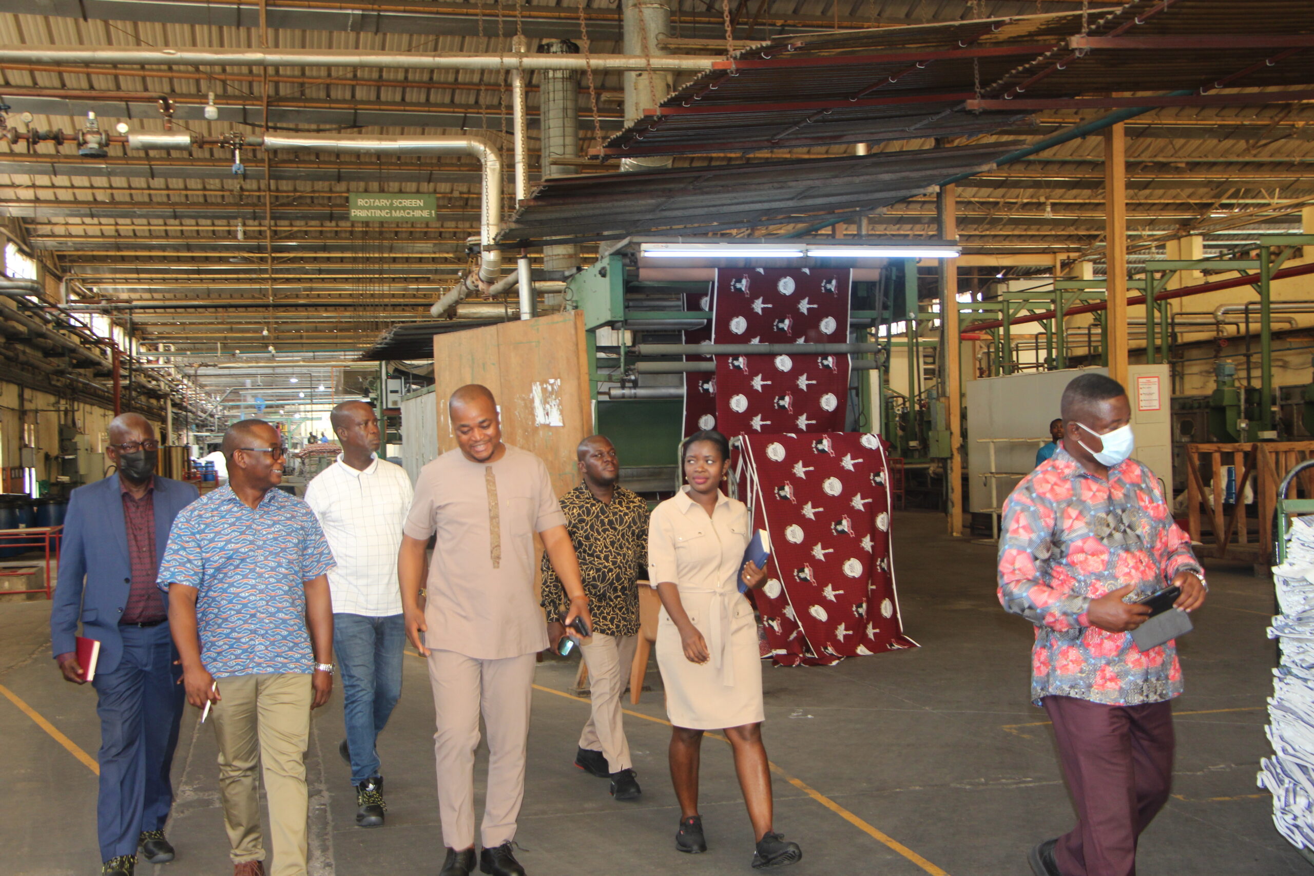 Working Visit: Tema Mayor applauds the enthusiasm of Staff of GTP Factory