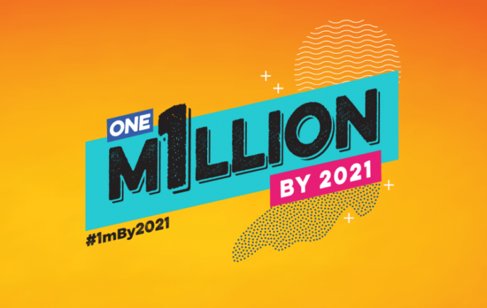 Over 8 million youths reached in the 1 Million by 2021 Initiative