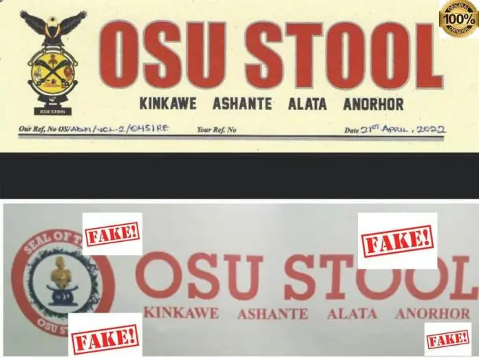 Seal of Osu Stool very important traditional symbol with Spiritual relevance and should not be joked with - Osu Youth