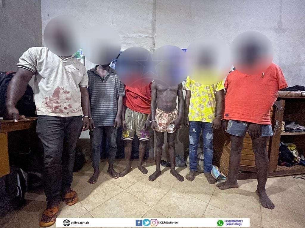 Police in Bono East Region arrest six notorious ‘terrorists’