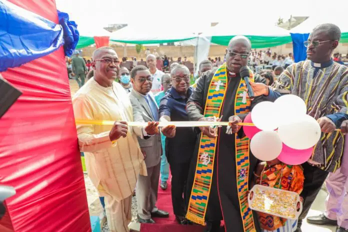 Ghana Gas commissions fully furnished Faith Basic Presbyterian School