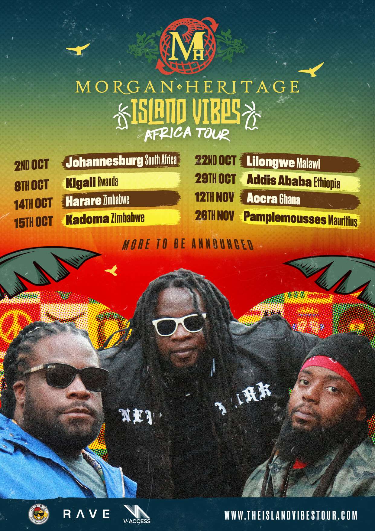 Grammy Award-Winning Reggae Band Morgan Heritage announces their First Full-Scale African Tour! 