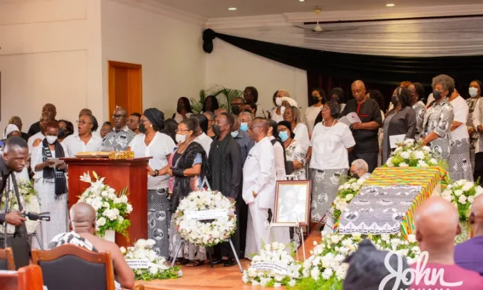 Pictures: Nana Yaa Agyeman, wife of veteran journalist Harruna Attah laid to rest