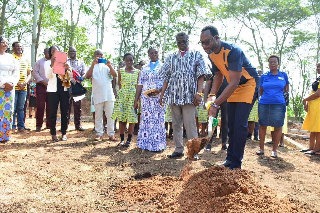 MTN Ghana Foundation Cuts Sod for the Construction of a 100-Seater ICT/Robotics Laboratory for Mamfe Girls SHS 