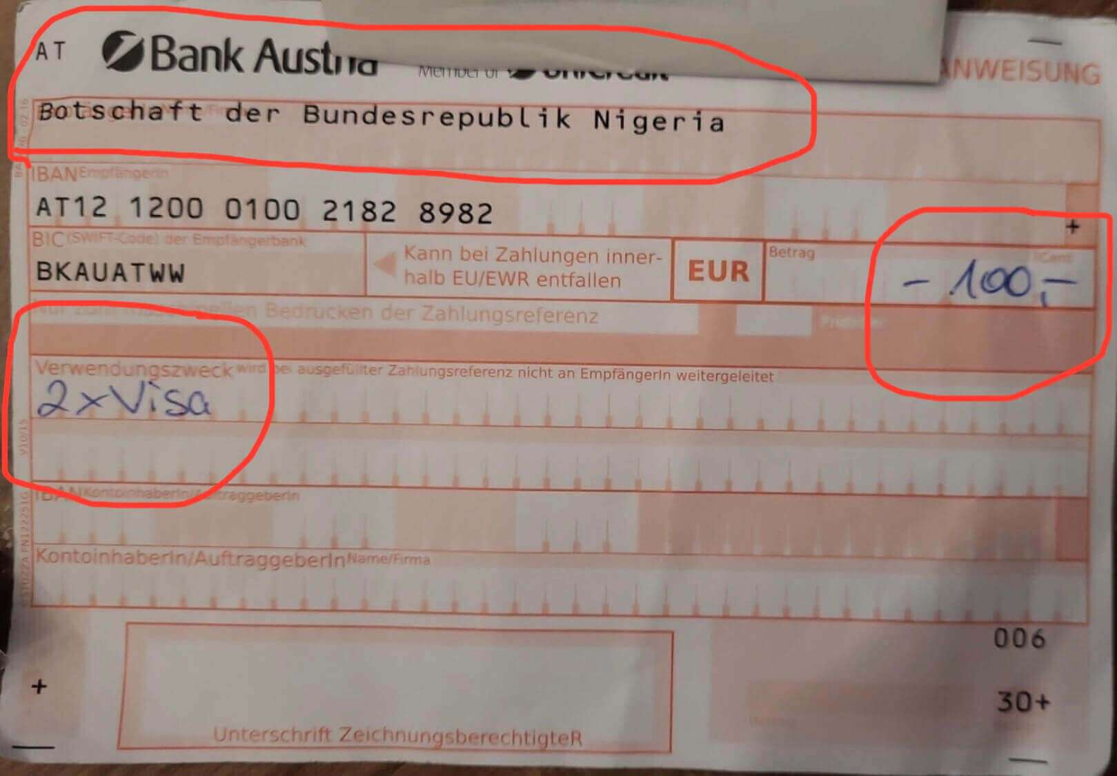 Nigerian Embassy in Austria charges extra €50 for visa and €30 for passport – Ahamefule alleges