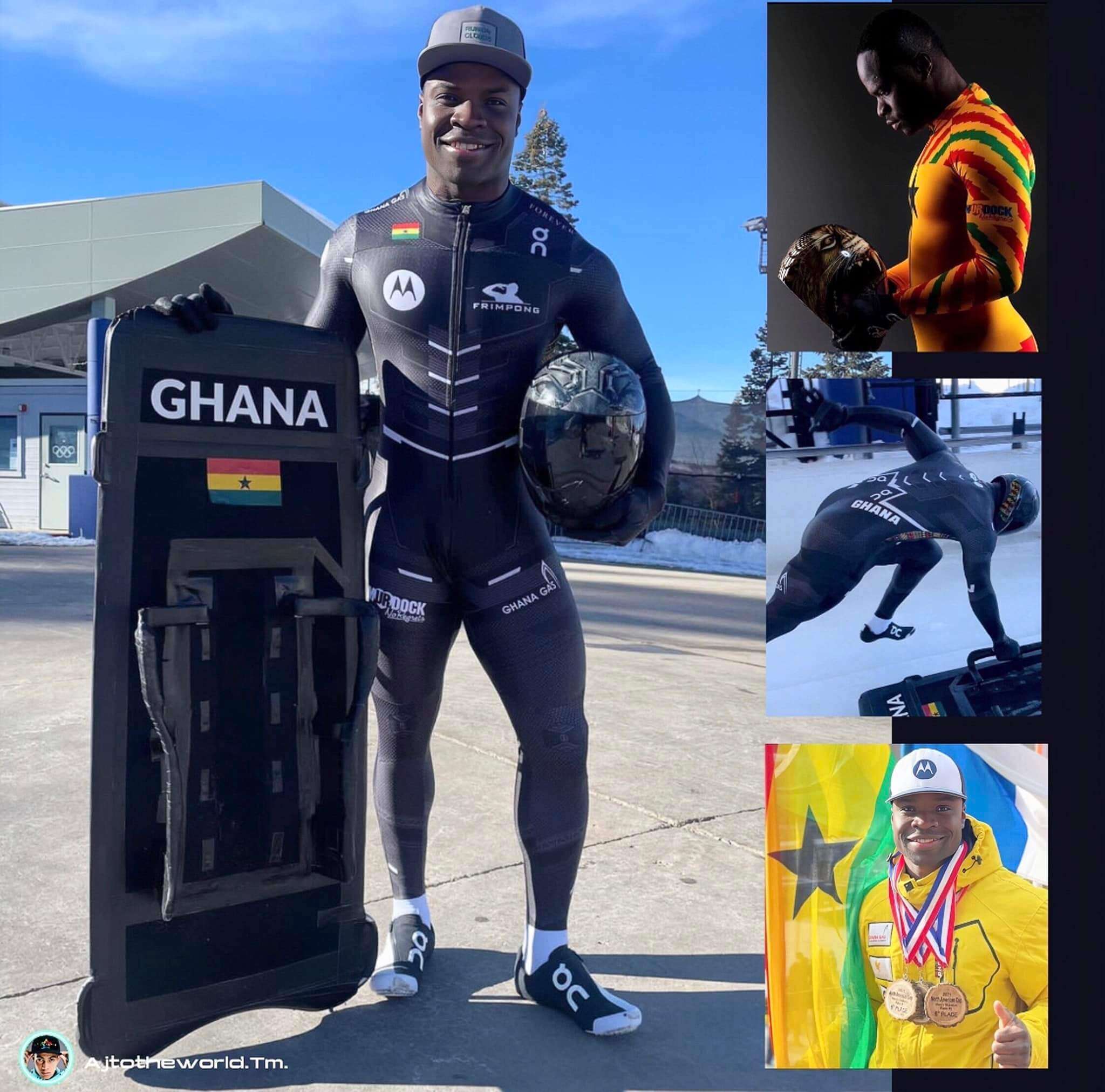 Akwasi Frimpong: The First Skeleton Athlete from Africa to Win an Elite Skeleton Race